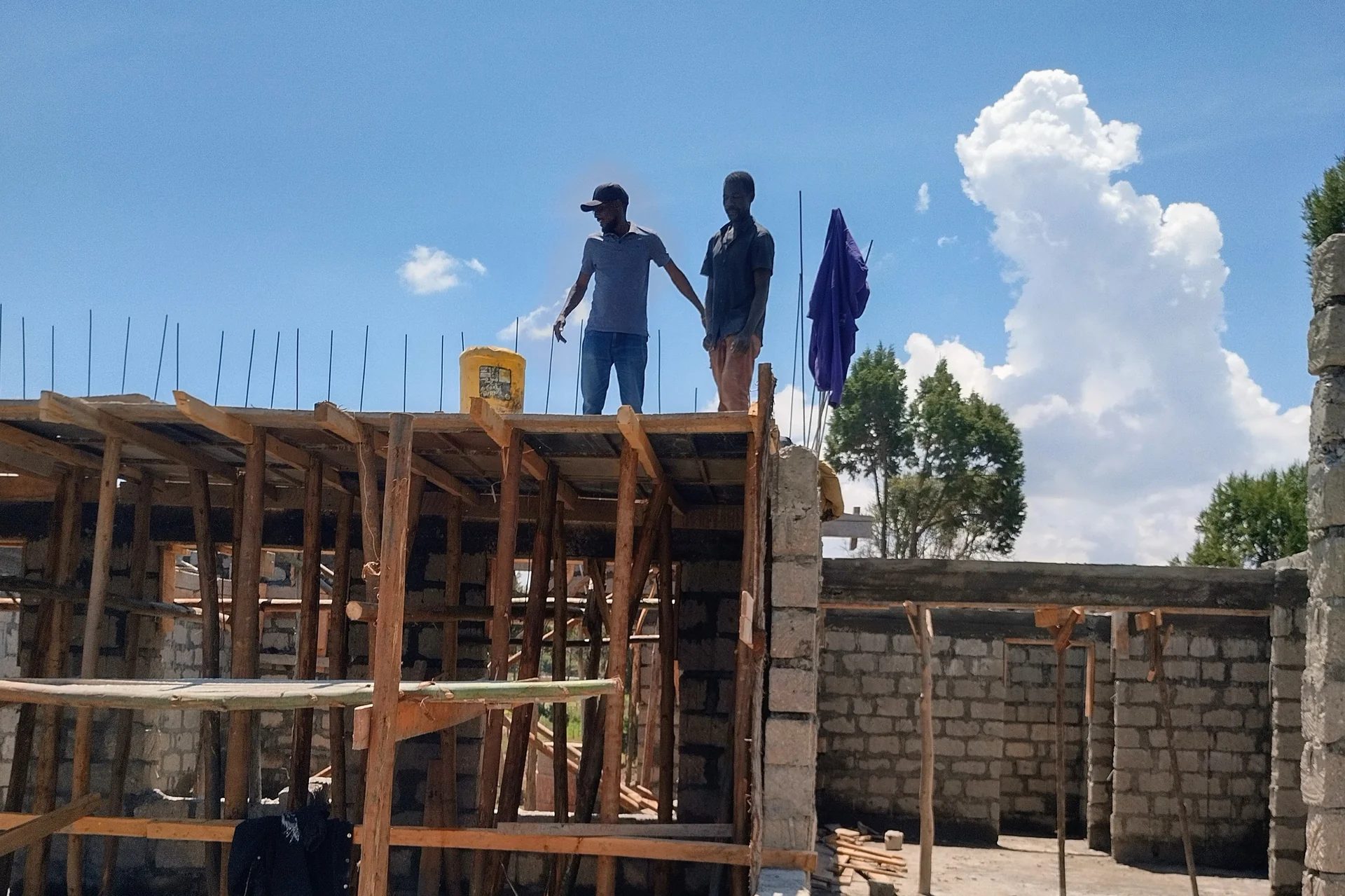 Commercial building construction in progress by Buildack